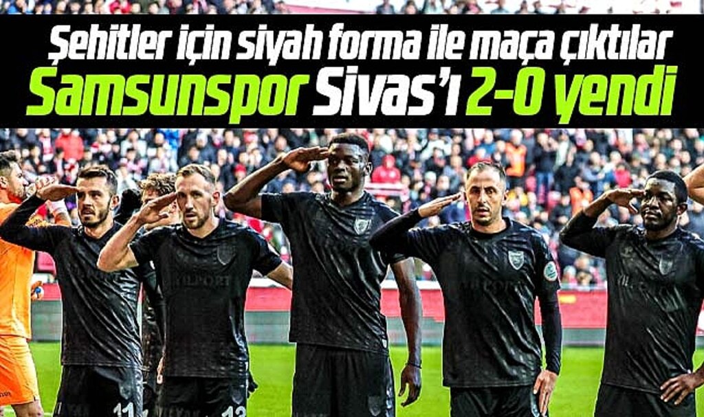 Samsunspor Sivasspor'u 2-0 yendi