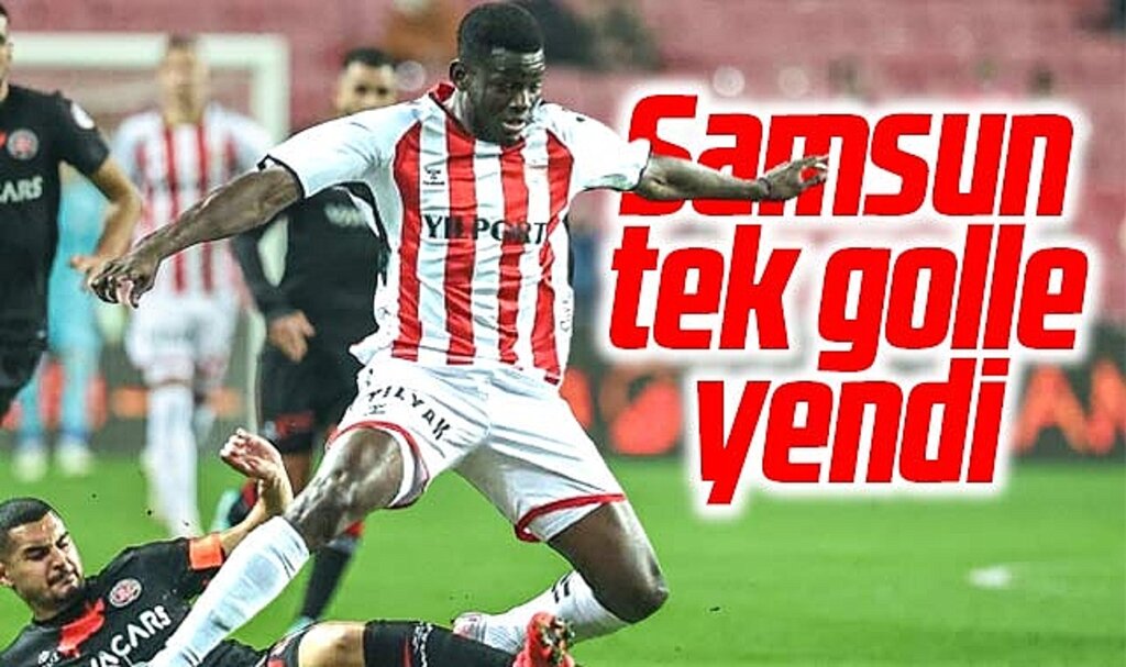Yılport Samsunspor, Karagümrük'ü 1-0 yendi