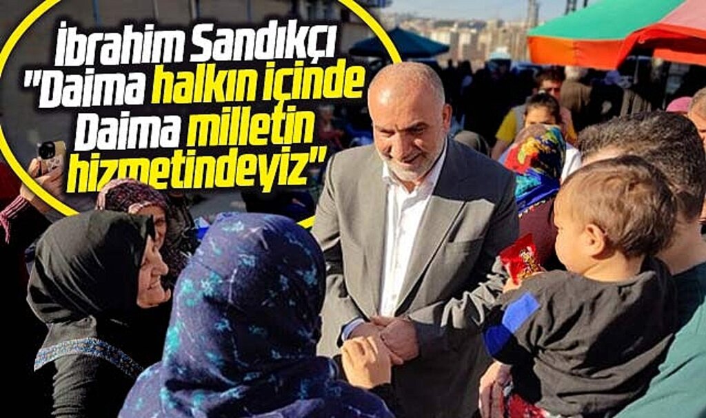 Canik Belediye Başkanı İbrahim Sandıkçı: Daima halkın içinde, milletin hizmetindeyiz