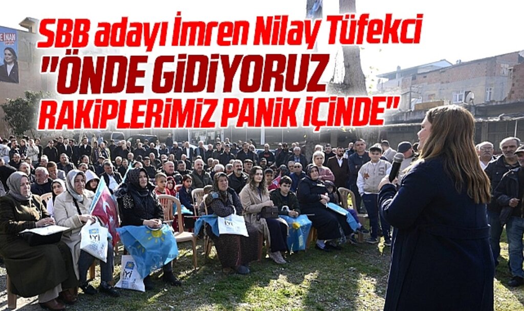 Samsun Büyükşehir adayı İmren Nilay Tüfekci: Önde gidiyoruz rakiplerimiz panik içinde