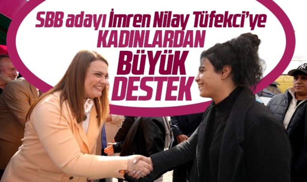 Samsun Büyükşehir adayı İmren Nilay Tüfekci'ye kadınlardan büyük destek