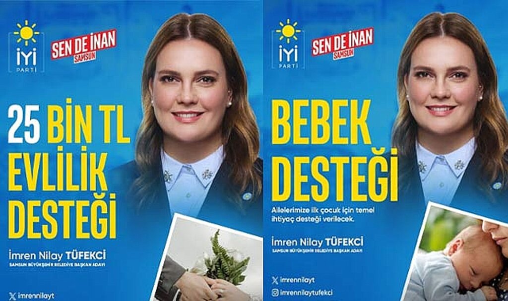 Samsun Büyükşehir adayı Tüfekci 25 bin TL evlilik desteği vereceğini açıkladı