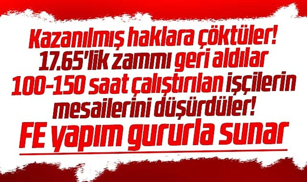 Samsun Büyükşehir Belediyesi'nde Demirzede işçilerin derdi bitmiyor!