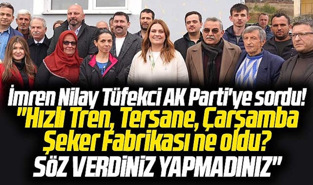 İYİ Parti Samsun Büyükşehir adayı İmren Nilay Tüfekci AK Parti'ye yüklendi! 