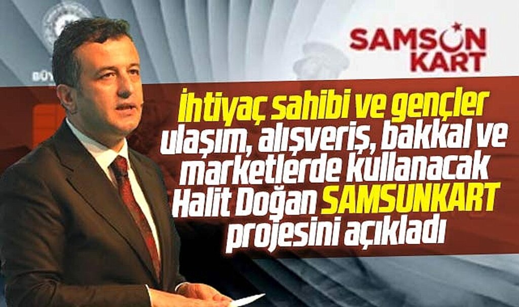 Samsun Büyükşehir adayı Halit Doğan Samsun Kart projesinin detaylarını açıkladı