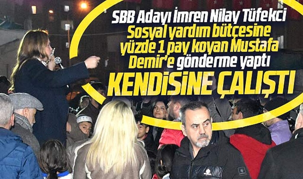 Samsun Büyükşehir adayı İmren Nilay Tüfekci Demir'e gönderme yaptı! Kendilerine çalıştılar