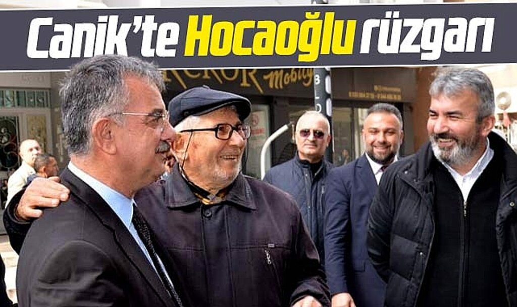 Samsun Canik'te YRP adayı Yılmaz Hocaoğlu rüzgarı esiyor