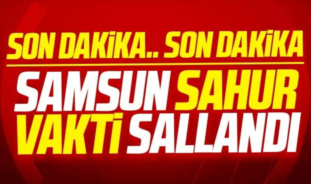 Samsun'da son dakika deprem! Samsun beşik gibi sallandı