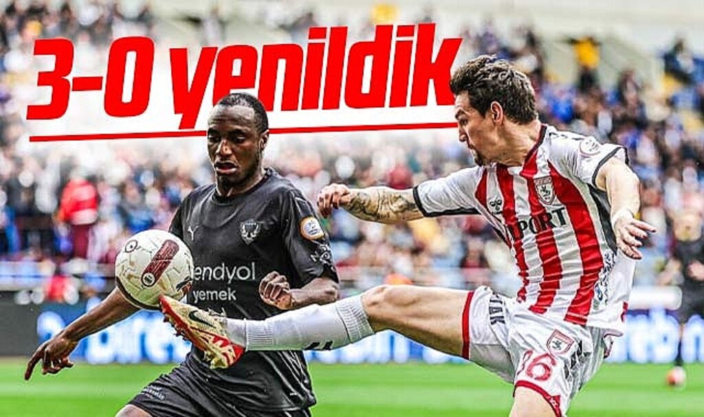 Samsunspor Hatayspor'a deplasmanda 3-0 mağlup oldu