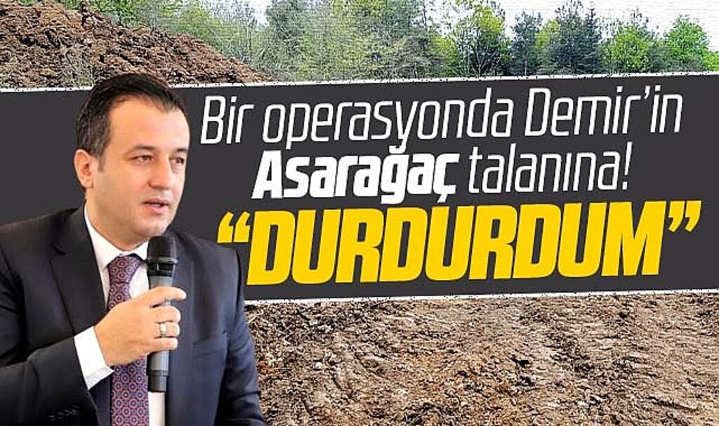 Samsun Büyükşehir Başkanı Halit Doğan'dan Asarağaç açıklaması! Durdurdum