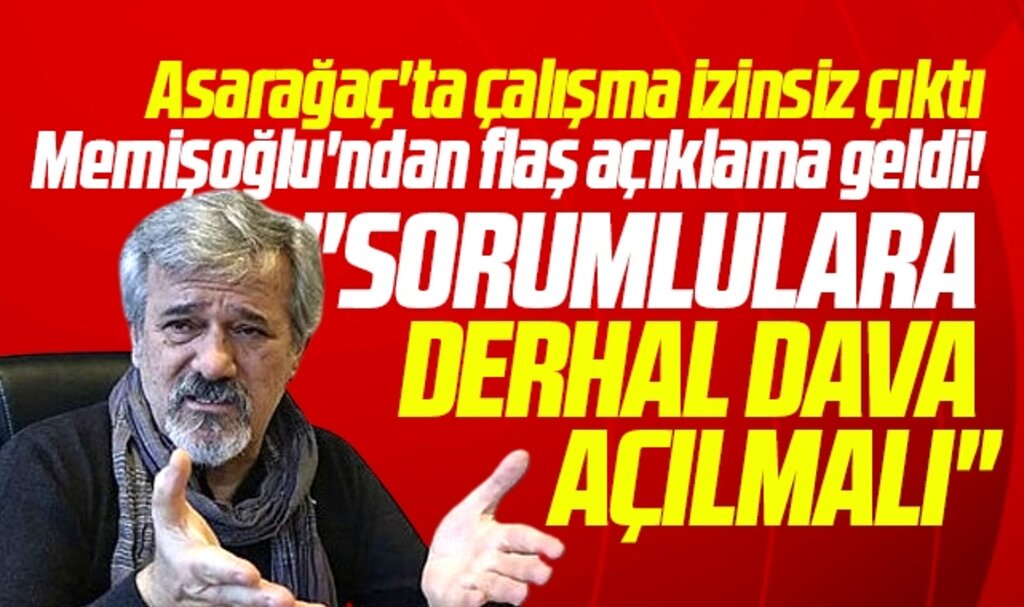 Samsun'da mimar Memişoğlu'ndan Asarağaç açıklaması! Derhal dava açılmalı