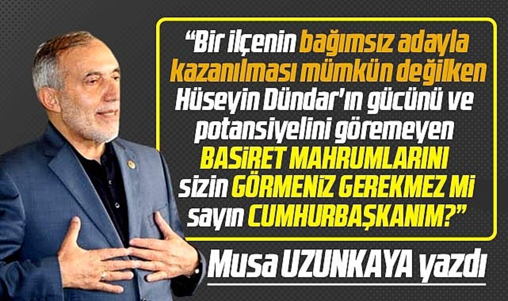 Samsun'da Musa Uzunkaya AK Parti'de aday belirleyenleri yazdı! Basiret mahrumları