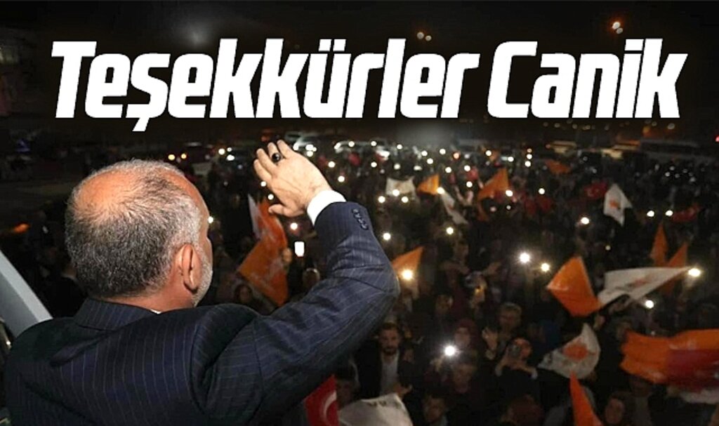 Samsun'da yerel seçimi kazanan Canik Belediye Başkanı Sandıkçı teşekkür açıklaması yaptı