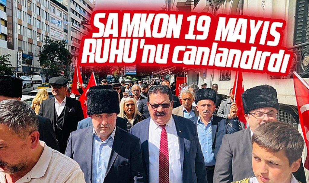SAMKON İstanbul'da Atatürk'ün Bandırma Vapuruna yürüyüşün canlandırdı
