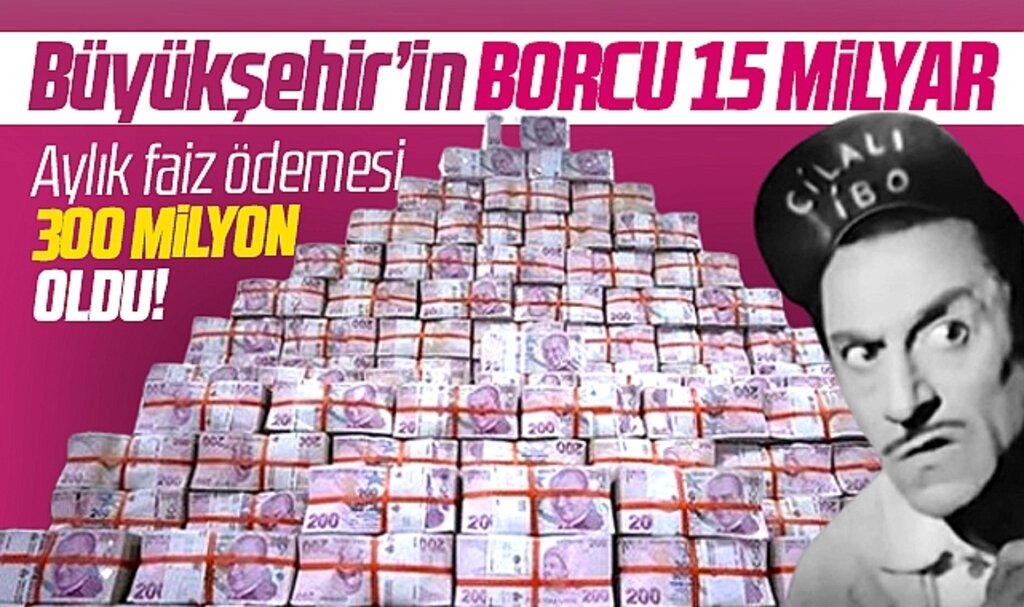 Samsun Büyükşehir Belediyesi'nin toplam borcu 15 milyar liraya çıktı