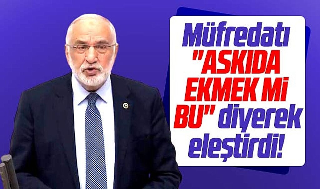 Samsun Milletvekili Karaman yeni müfredatı askıda ekmek mi bu diyerek eleştirdi
