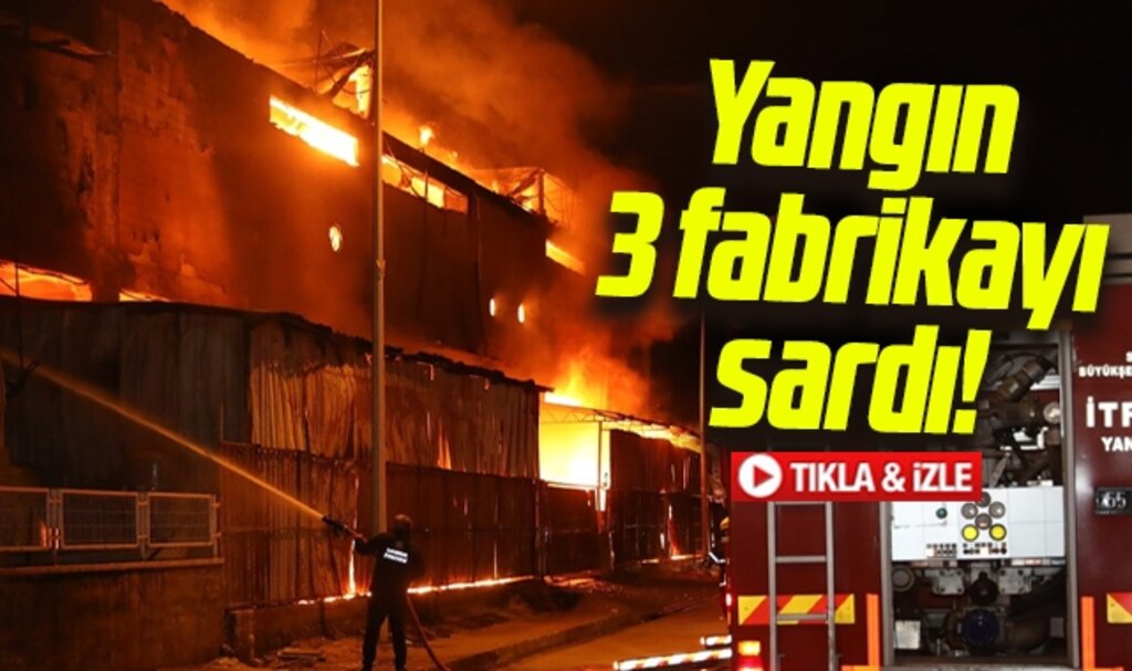 Samsun Tekkeköy'de Yumoş, Gelişim Sünger ve Alemdar Soğutma alevlere teslim oldu