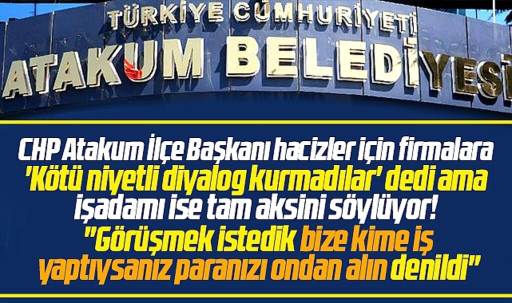 Samsun'da Atakum Belediyesine haciz olayında firma sahibi konuştu! Randevu istedik verilmedi