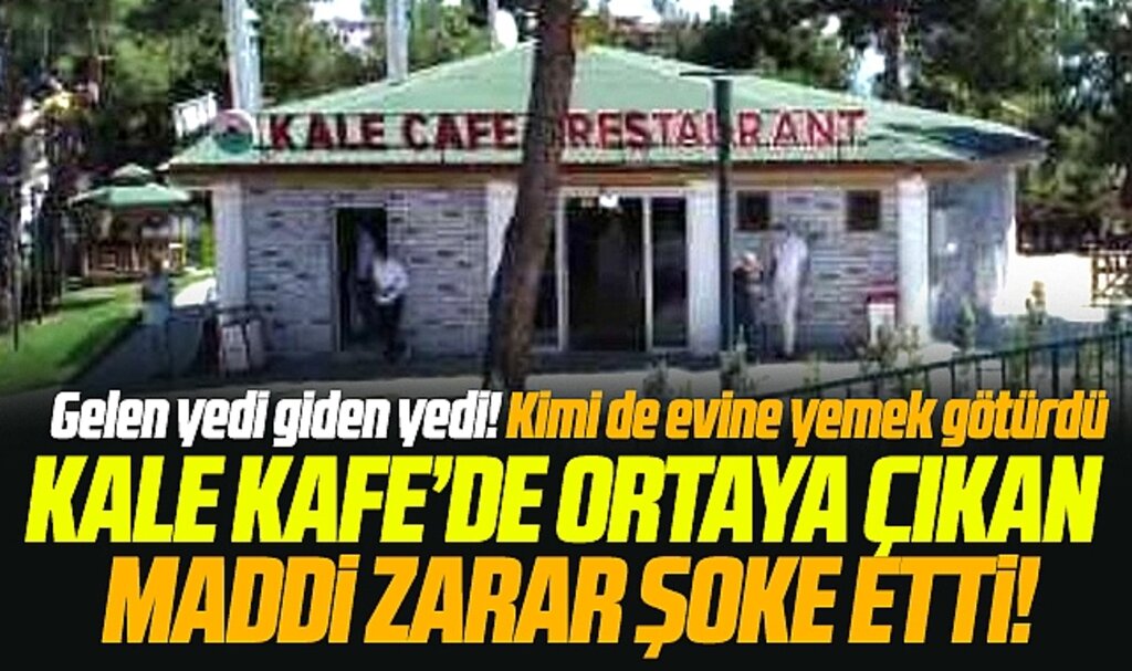 Samsun'da İlkadım Belediyesi'ne ait Kale Kafe'nin maddi zararı rakamı görenleri şoke etti