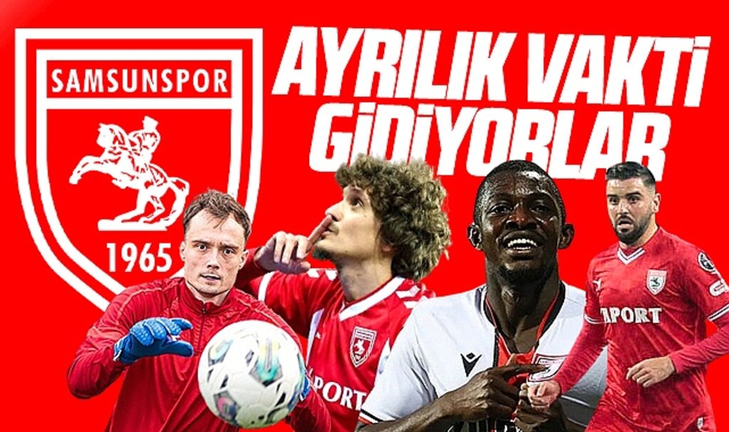 Samsunspor'da Osman Çelik, Fofana, Alim Öztürk ve Szumskı ile yollar ayrıldı