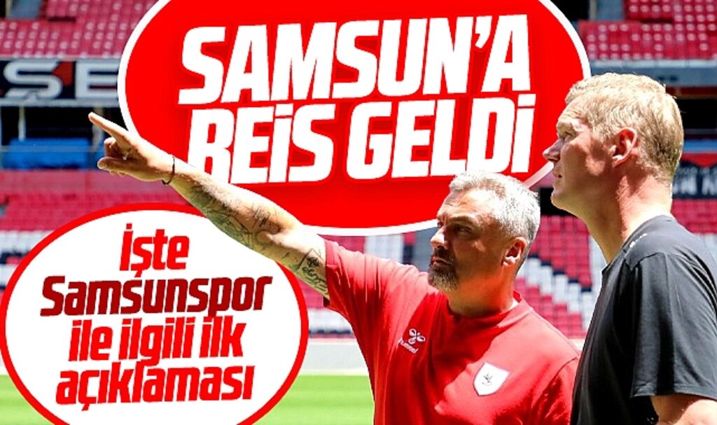 Samsunspor'un yeni Teknik Direktörü olan Thomas Reis ilk açıklamasını yaptı