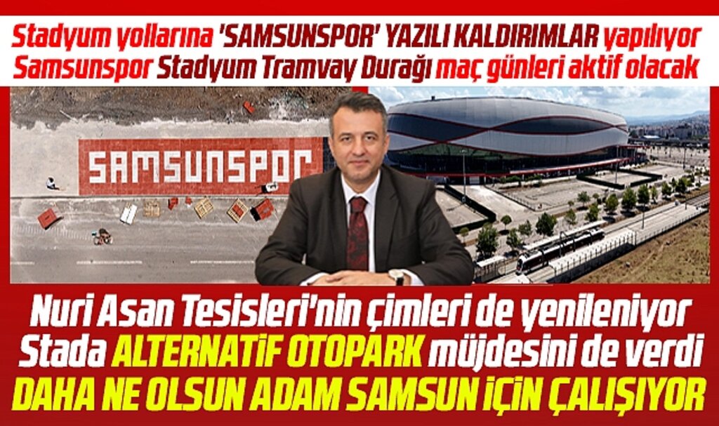 Samsun Büyükşehir Başkanı Doğan'dan Samsunspor taraftarına müjde üstüne müjde