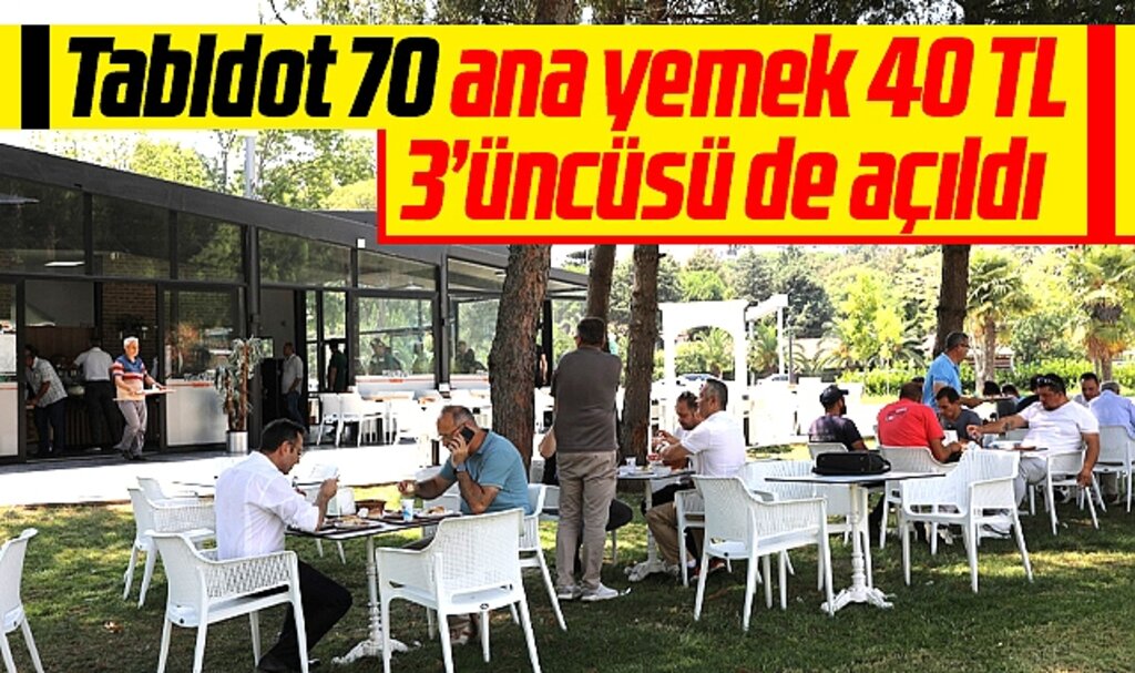 Samsun Büyükşehir Belediyesi 153 Restorantın 3'üncüsünü de açtı