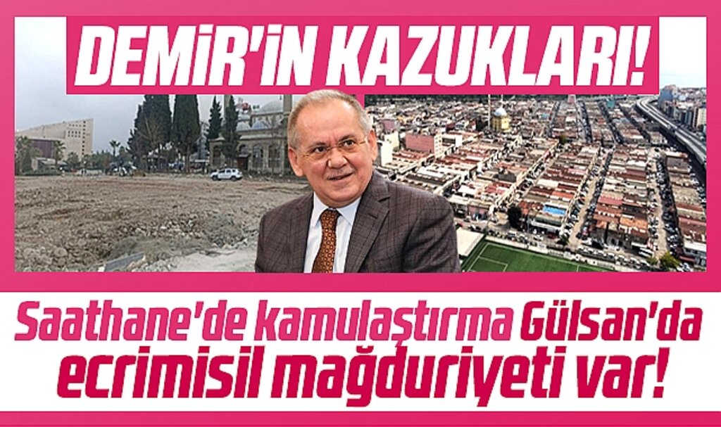 Samsun'da Demir'in kazukları! Saathane ve Gülsan'da mağduriyet var!