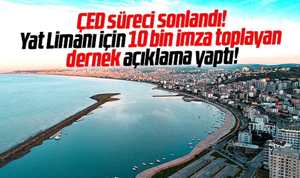 Samsun Denizi ve Kıyı Koruma Derneği'nden Kurupelit Yat Limanı projesi açıklaması!