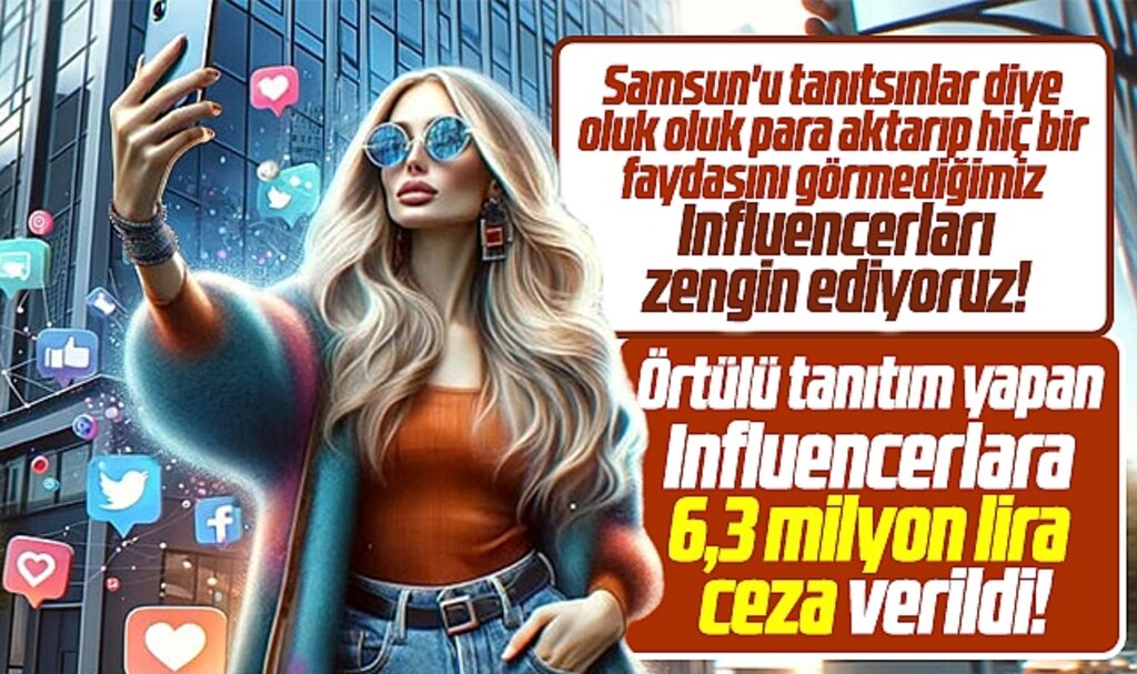 Samsun'u tanıtan Influencerları zengin ediyoruz ama verim alamıyoruz! 