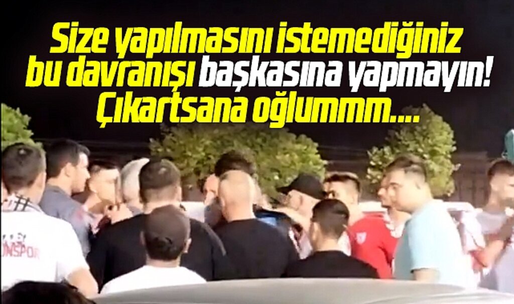Samsunsporlu bazı taraftarların Beşiktaş forması giyenlere tavrı yadırgandı