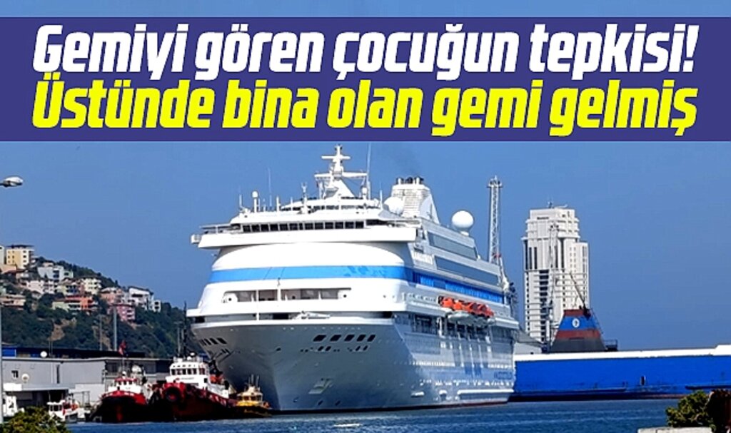 Samsun'a turist getiren Astoria Grande Pazar günü Samsun'a demirledi