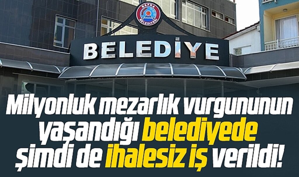 Samsun'da Bafra Belediyesi'nde şimdi de bir firmaya ihalesiz iş verildi iddiası