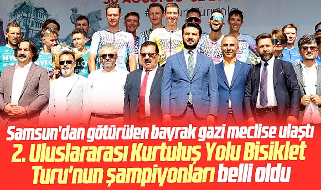 Samsun'da başlayan 2. Uluslararası Kurtuluş Yolu Bisiklet Turu Ankara'da sona erdi