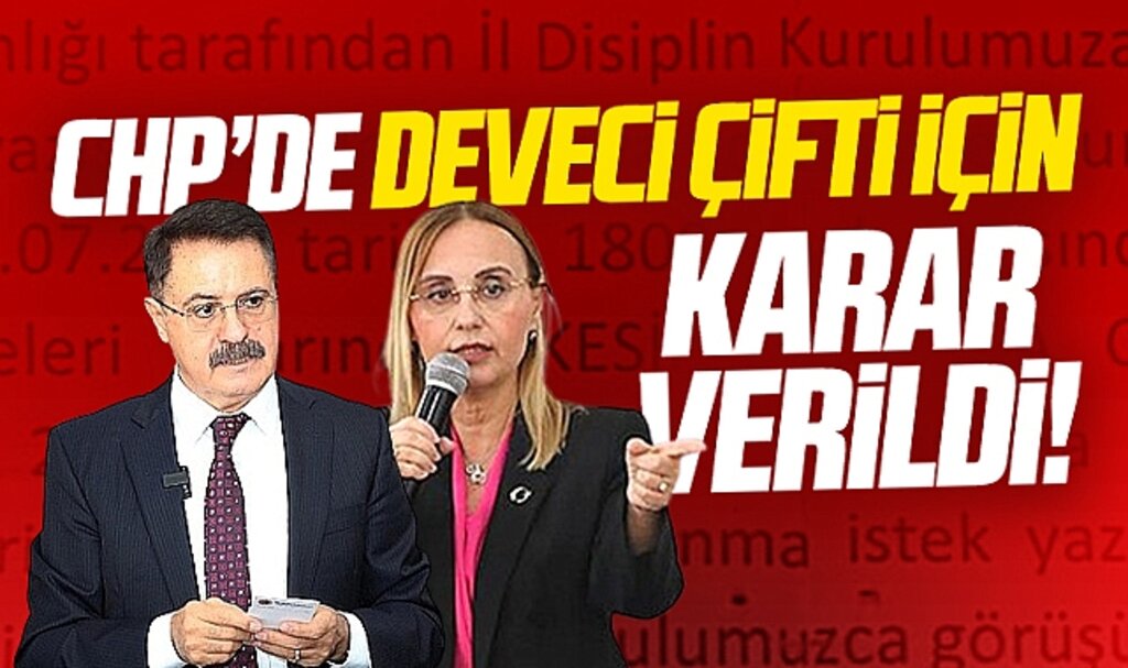 Samsun'da CHP, Cemil Deveci'yi ihraç etti, Gülay Deveci'ye kınama cezası verdi