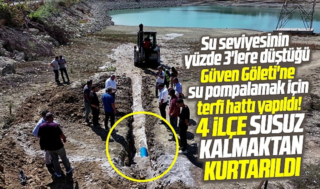 Samsun'da İlkadım, Atakum, Kavak ve Bafra susuz kalmaktan kurtarıldı