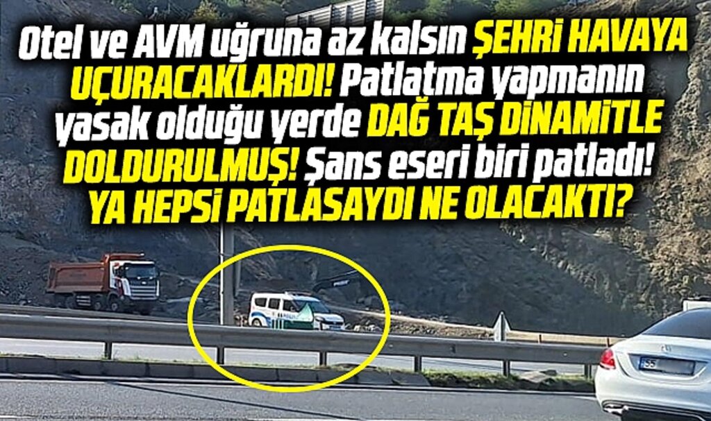 Samsun'da otel ve AVM uğruna az kalsın şehri havaya uçuracaklardı! Dinamitler bulundu
