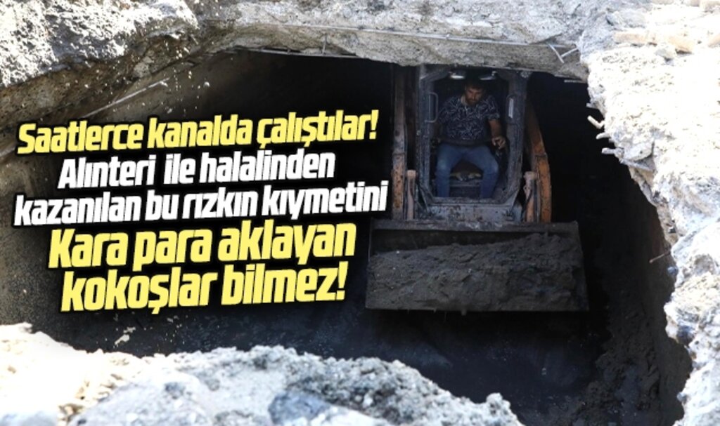 Samsun'da SASKİ 22 yağmur suyu menfezinde çamur ve kum temizliği yaptı