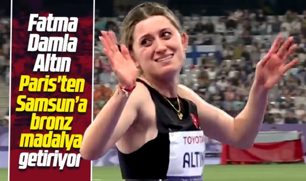 Samsun Özel Yetenekler sporcusu Fatma Damla Altın, Paris'te bronz madalya kazandı