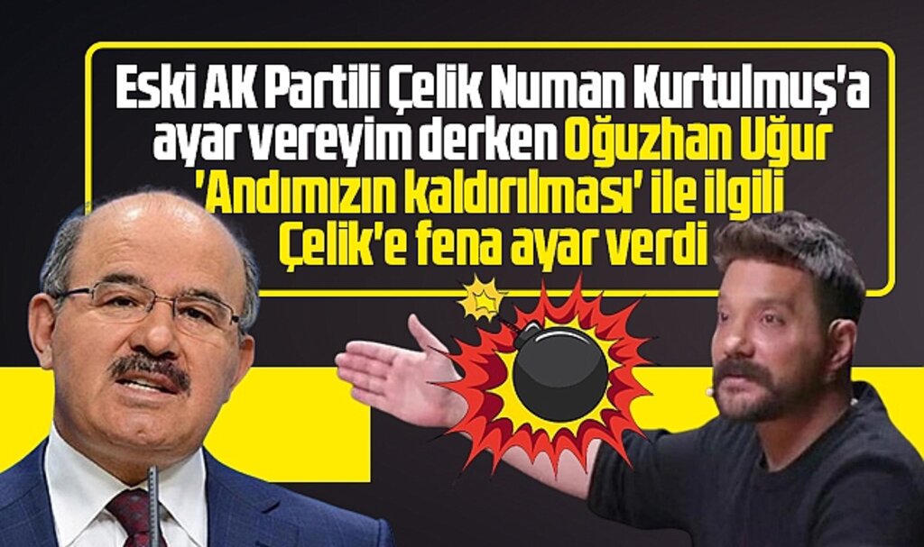 Numan Kurtulmuş paylaşımı yapan Hüseyin Çelik'e Oğuzhan Uğur'dan fena ayar