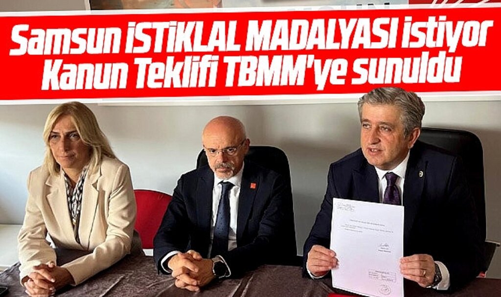 Samsun İstiklal Madalyası istiyor! Kanun Teklifi TBMM'ye sunuldu