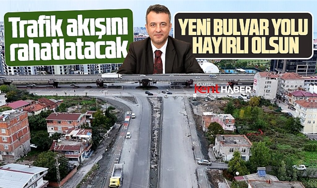 Samsun Büyükşehir Canik ilçesinde Soğuksu Bulvarı'nın yapımını tamamladı