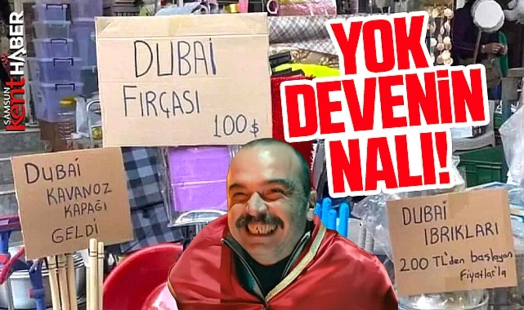 Samsun'da esnaf Dubai Çikolotası çılğınlığını tiye aldı! Dubai fırçası, Dubai Ibrıkları