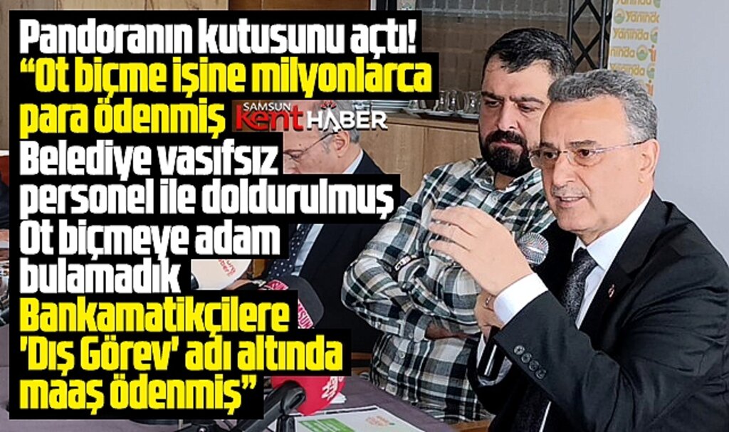 Samsun'da İhsan Kurnaz, Demirtaş dönemi ile ilgili pandoranın kutusunu açtı