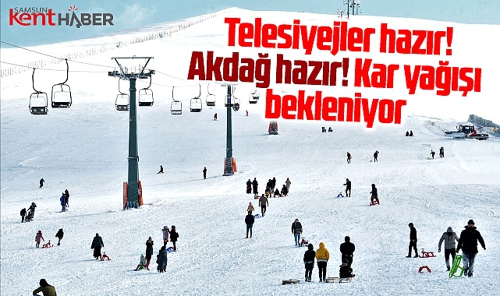 Samsun'da Ladik Akdağ Kayak Merkezi'nde 15 Aralık'ta sezon açılışı yapılacak