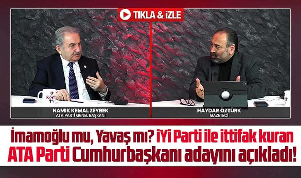 ATA Parti Genel Başkanı Zeybek Samsun'da Cumhurbaşkanı adayını açıkladı