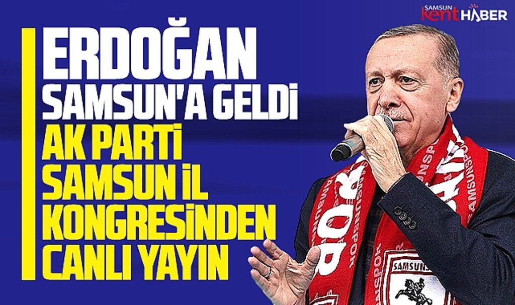Cumhurbaşkanı Erdoğan Samsun'da! 4 Ocak Cumartesi canlı yayın