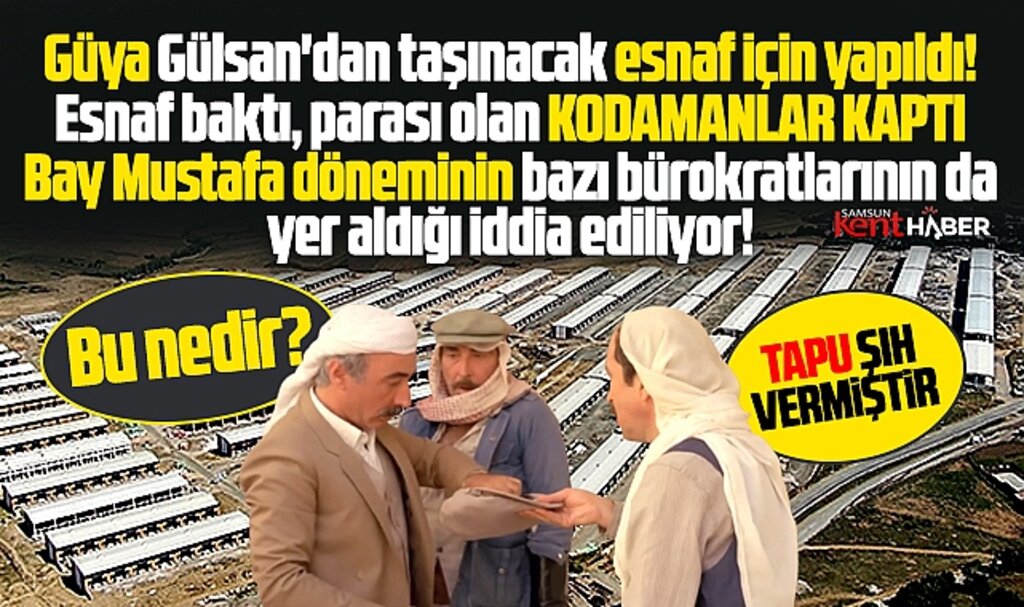 Samsun'da Gülsan esnafı için yapılan Toybelen'de dükkanları kodamanlar kaptı