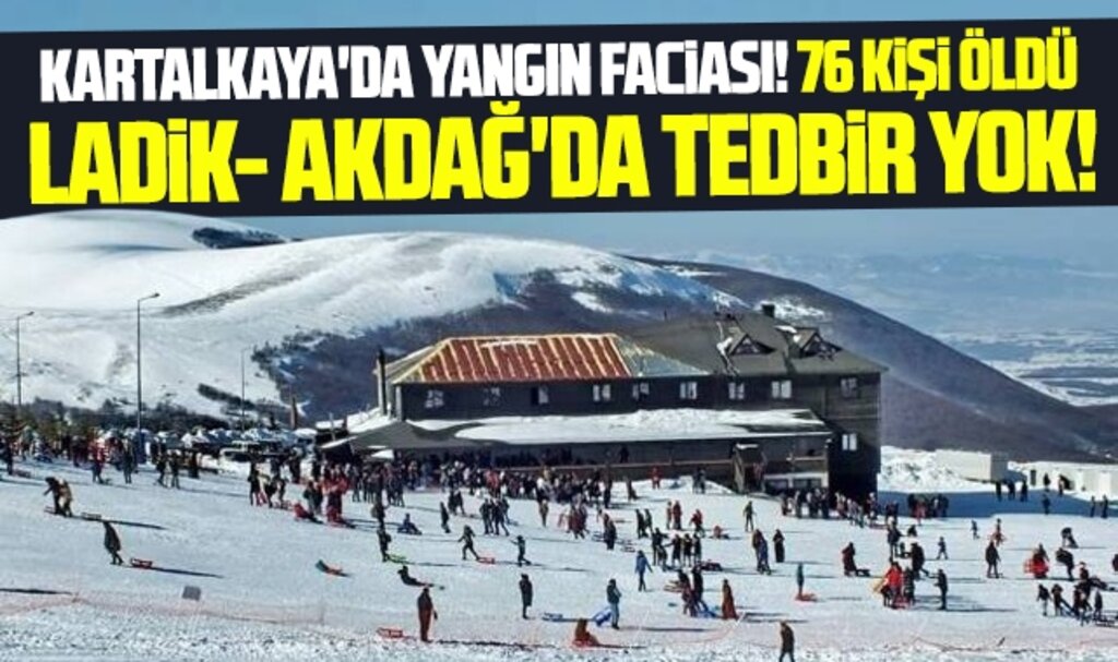 Samsun Ladik Akdağ Kayak Tesisinde itfaiye yok! Yangın çıkarsa facia olur!