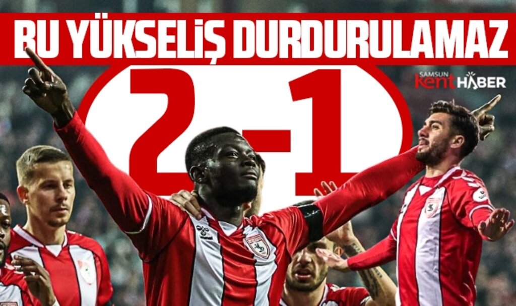 Samsunspor Gaziantepspor'u 2-1 yendi